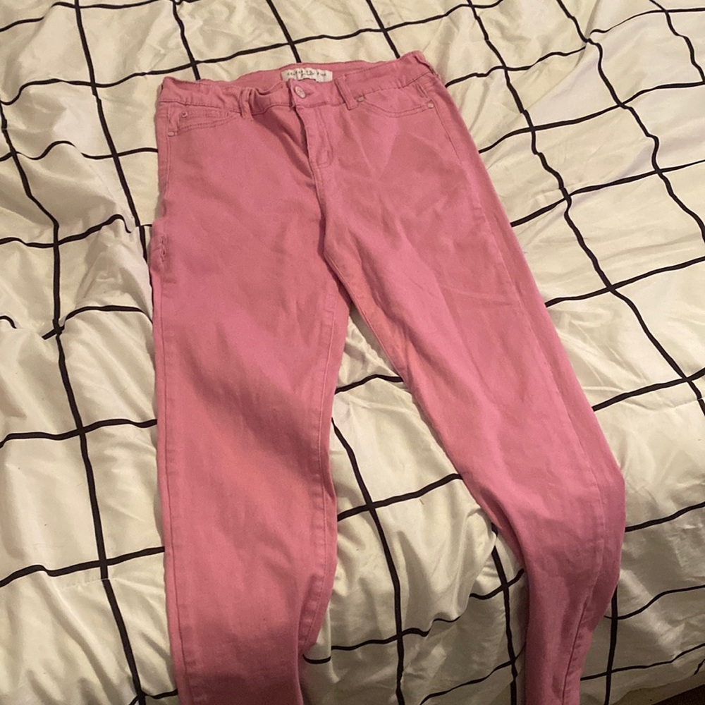 purple pants
